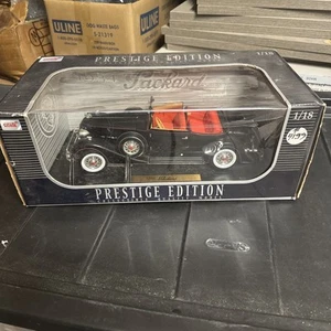 ANSON Prestige Edition 1:18 1934 PACKARD Green Die-Cast Metal Car Bad Box - Picture 1 of 16