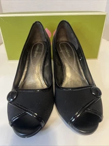 Naturalizer Lightner Damen-Pumps zehenfrei marineblau Größe 7,5 M Blockabsatz neu mit Karton - Bild 1 von 12