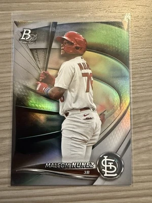 2022 Bowman Platinum - Top Prospects Malcom Nunez #TOP-58 (RC) - Image 1 of 2