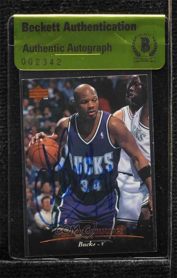 BAS 1995-96 Upper Deck Terry Cummings #245 Authentic Auto - Image 1 of 2