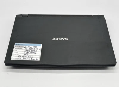 Sager P750TM1 Gaming Laptop, i7-8700K, 3.7GHz, 64GB RAM, 1TB NVMe, No OS/Adapter - Image 1 of 4