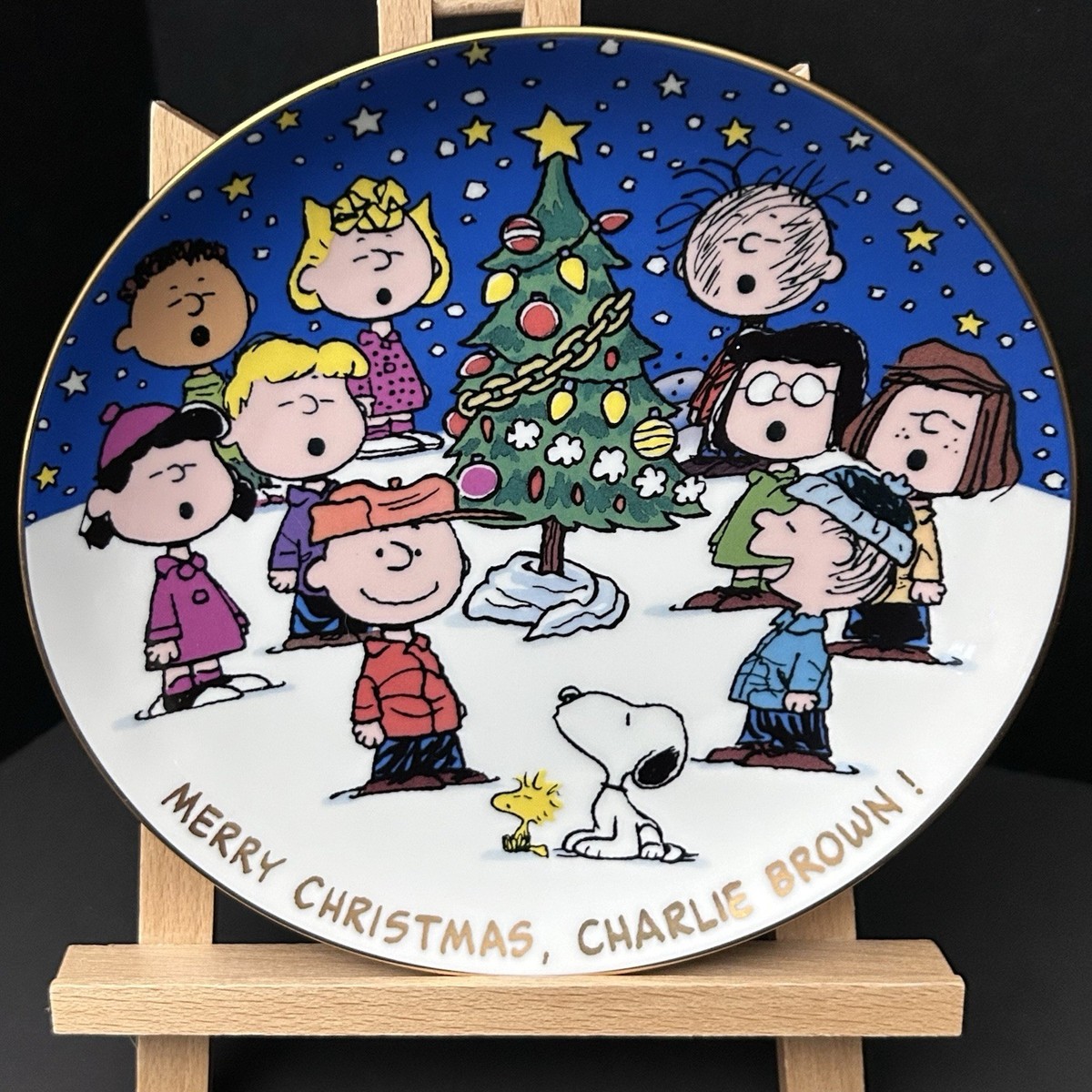 Peanuts Christmas Plate In Schmid Collectibles for sale | eBay Peanuts Christmas Plate In Schmid Collectibles for sale | eBay