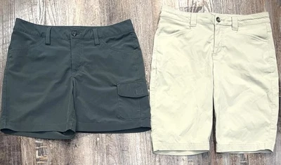 Eddie Bauer Pantalones Cortos Mujer Talla 6 Lote De 2 Aire Libre Senderismo Sólido Elastizado Damas Foto 1 de 4