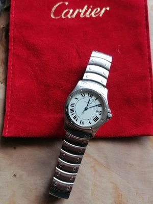 Cartier Uhr Santos Ronde 1561.1  - Bild 1 von 4