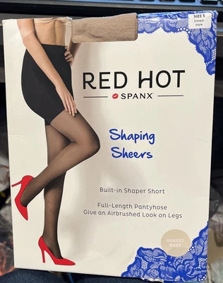 Pantimedias Red Hot Spanx para mujer Shaping Sheers talla 5 sin usar Foto 1 de 2