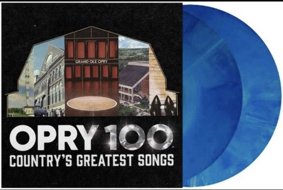 Opry 100: Country's Greatest Songs - 2 LP - Cobalt Blue - SEALED! - Image 1 of 2
