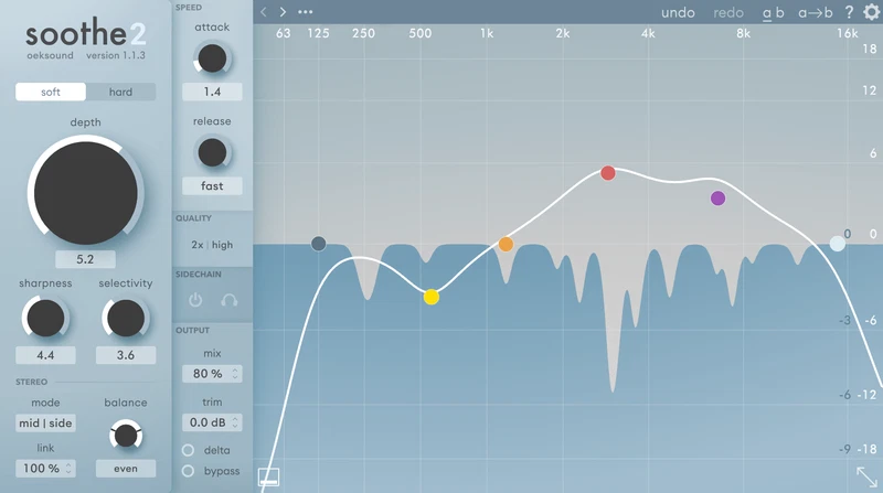 oeksound soothe2 Lizenz Plugin - Bild 1 von 1