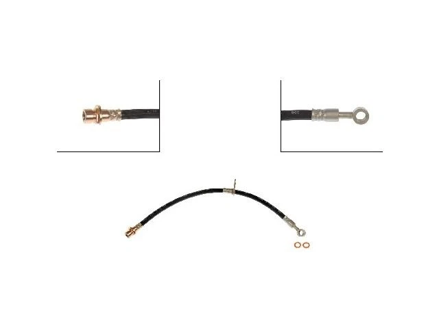 Manguera de freno para Honda Ridgeline 2006-2014 2007 2008 2009 2010 2011 2012 MW148YN Foto 1 de 1