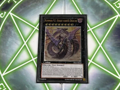 Yu-Gi-Oh! Nummer 92: Heart-EartH-Drache CBLZ-DE045 Ultimate Rare 1st DE NM - Bild 1 von 2