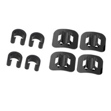 4 Pack Bike Brake Shifter Cable Line Hosing Guide Tie Downs Buckle C-Clips