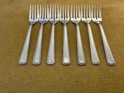 (7) Stanley Roberts Enjoy stainless Rogers SALAD FORKS - Image 1 of 4