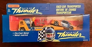 Matchbox Days of Thunder Team Transports Hardee's Race Car Transporter - Picture 1 of 4