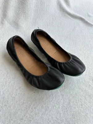 Tieks by Gavrieli Ballet Pisos Cuero Italiano Negro Mujer’s Talla 6 Foto 1 de 4