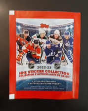 Topps NHL Sticker Collection - 2022-23 - Single Packs - 5 Stickers Per Pack