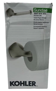 Sundae Wall-Mount Toilet Paper Holder in Vibrant Brushed Nickel - Picture 1 of 2