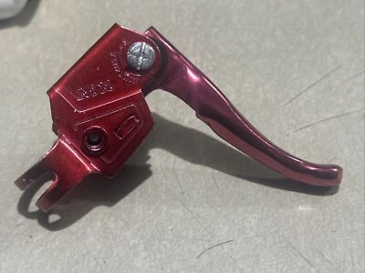 Vintage MX Brake Lever Red OG Old School BMX 70s 80s Race 22.2 - Image 1 of 3