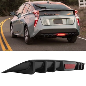 Car Rear Lower Bumper Diffuser Lip Spoiler Splitter For 2001-2022 Toyota Prius - Picture 1 of 13