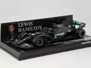 Minichamps Mercedes W11 Hamilton World Champion British GP 2020 1/43 410200444 - Foto 1 di 4
