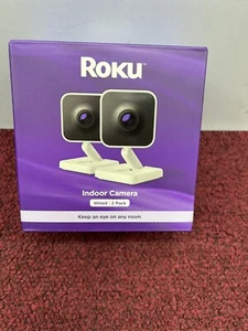 Roku New Indoor Camera 2024 - Home Security - 2-Pack - Wired Security Camera ... - Picture 1 of 6
