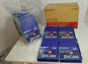 Box mit 10 Sony PDV-34ME DVcam Digital Videokassetten - Bild 1 von 7