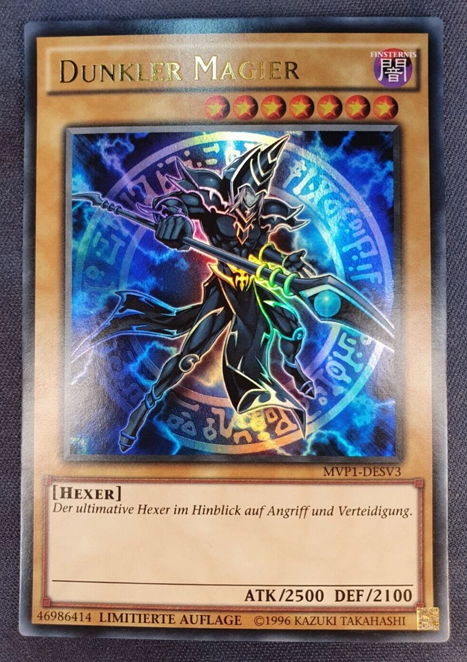 Dunkler Magier Neu! LIMITIERTE Auflage Ultra Rare Holo Yugioh Deutsch Glänzend - Bild 1 von 1