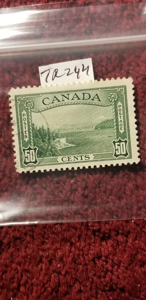 Sello de 50 centavos Canadá SC#244 Idtr244. Foto 1 de 1