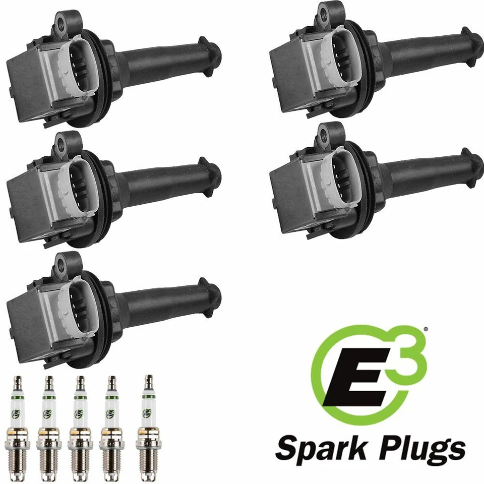 Bobina de encendido y bujía premium E3 para UF517 Volvo S60 2016 XC70 2010 V50 Foto 1 de 3