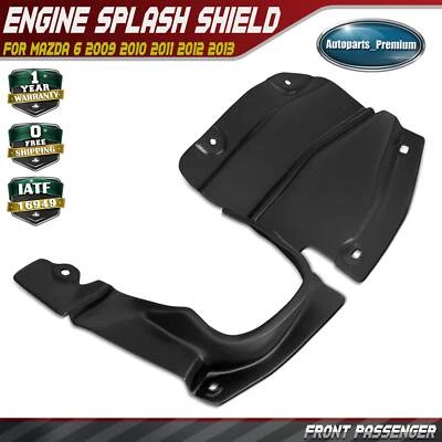 Protector contra salpicaduras del motor del pasajero delantero revestimiento de guardabarros interior para Mazda 6 2009-2013 Foto 1 de 4