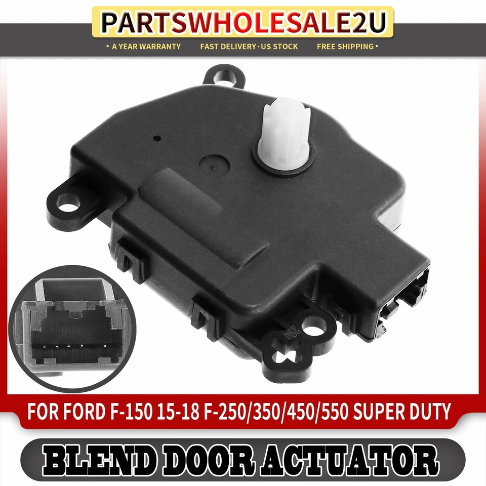 Actuador de puerta de mezcla de climatización para Ford F-150 2015-18 F-250 F-350 Super Duty 2017-2018 Foto 1 de 4