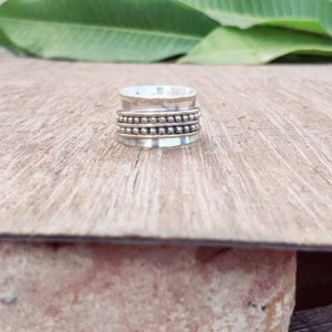 Spinner Ring 925 Sterling Silver Ring Meditation Ring Boho Ring VS-778 - Picture 1 of 7