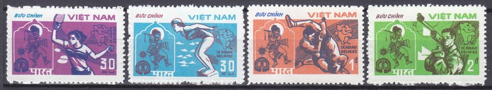 Tenis de mesa Vietnam 1982 (1268-1271) Foto 1 de 1