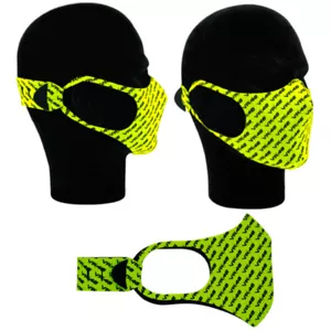 VR46 COMMUNITY  FACE MASK COVERING GENUINE VALENTINO ROSSI MOTOGP R1 YELLOW - Picture 1 of 1