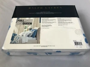 New RALPH LAUREN Full/Queen Floral Cream Duvet Cover Cotton Bed MSRP $ 355 - Picture 1 of 6