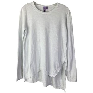 Wilt Langarm-Top Damen S weiß Baumwolle Boho Lagenlook Tunika mit Rundhalsausschnitt - Bild 1 von 7