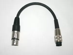 Tuchel ADAPTER XLR weiblich auf Kleintuchel männlich - Bild 1 von 2