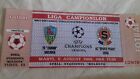 Used Ticket Champions league game  Fc Zimbru  vs Sparta Praha 2000