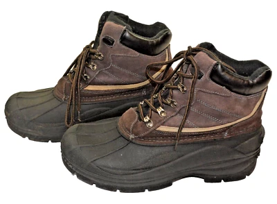 托特包 Alvin Taupe 73277 Thermolite 男式防水隔热雪地靴,尺寸 11M — 第 1/4 张图片