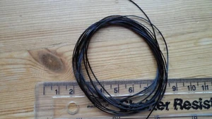 Insektenbeine - Flexi Easy Knot elastisch ca. 10 Yards / 30 Fuß, schwarz - Bild 1 von 2