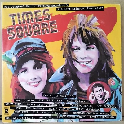 TIMES SQUARE - SOUNDTRACK 1980 RSO RS-2-4203 CANADA 2LPS CURE, RAMONES, QUATRO  - Image 1 of 4