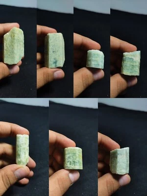 Lápiz rugoso natural aguamarina, ejemplar para colección, piedras crudas de gran tamaño Foto 1 de 2