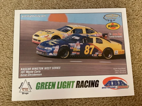 Gene Christensen “Green light racing” goodyear postcard Cover