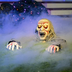 Halloween Zombie Groundbreaker Creepy Sound  Haunted House Outdoor Decorations - Picture 1 of 9