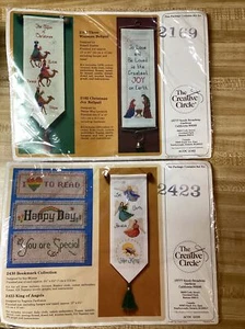 Lot Of 2 Christmas The Creative Circle Cross Stitch - 3 Wisemen & King Of Angels - Picture 1 of 6