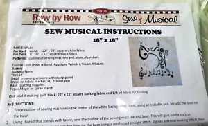 Kit musicale da cucire fila per fila 2018 kit quil - Foto 1 di 2