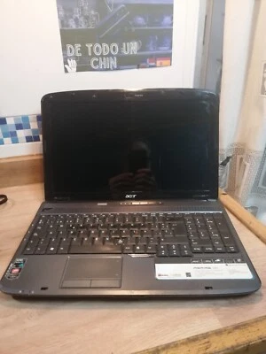 Acer Aspire 5535,Enciende SIn Imagen en Pantalla Averiado para Piezas. - Imagen 1 de 4
