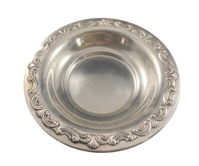 CUENCO INTERNACIONAL PLATA ESTERLINA 6,25", MOTIVO BORDE PERSEGUIDO, #B182 Foto 1 de 4