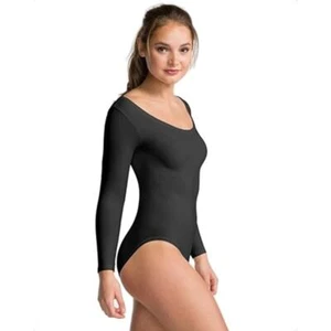 Nuevo Body Spanx Talla XL Mangas Largas Negro Mezcla Nylon Cuello Redondo Estilo FS6015 - Imagen 1 de 10
