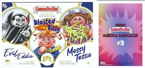 2024 TOPPS GPK MEDIA MENACE 1B BLASTED BILLY EVIL EDDIE MESSIE TESSIE SP - Picture 1 of 3
