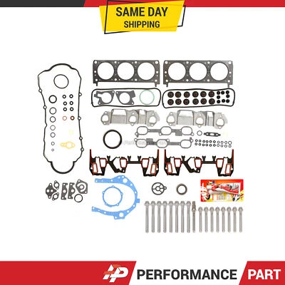 Модернизированный полный комплект прокладок головных болтов для 99-03 Pontiac Buick Chevrolet Lumina 3.4 - Изображение 1 из 4