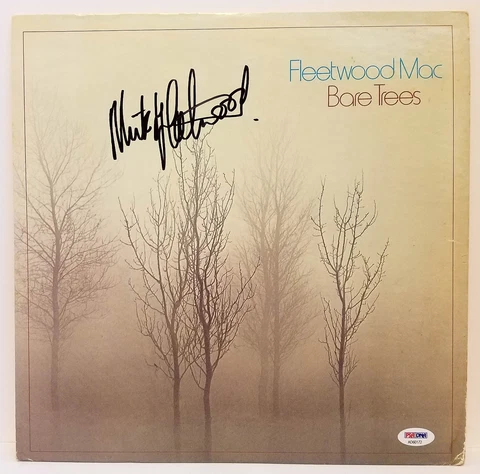 MICK FLEETWOOD Signed "Bare Trees" Vinyl, LP Fleetwood Mac psa/dna #AD60172 Cover